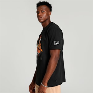 UPTOWN Graphic Men's T-shirt, PUMA Black, extralarge-IND