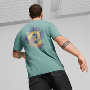 Downtown Men's Graphic Tee, Adriatic