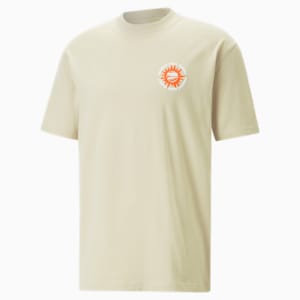 Downtown Men's Graphic Tee, Granola