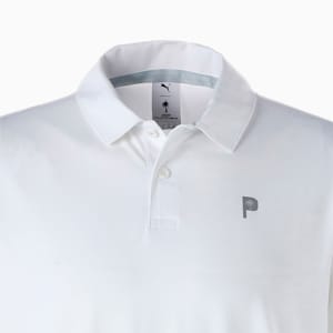 メンズ ゴルフ PUMA x PTC ポロシャツ, Bright White