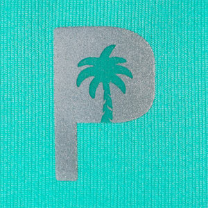 メンズ ゴルフ PUMA x PTC ポロシャツ, AQUA GREEN