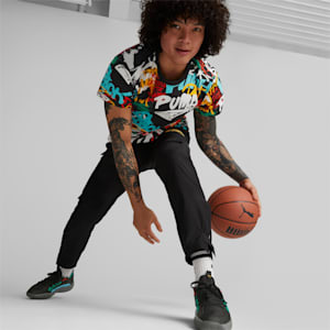メンズ バスケットボール ブレイクダウン カーゴ バスケットボール パンツ, PUMA Black, extralarge-JPN
