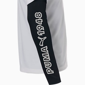メンズ ゴルフ インナー付 ポロシャツ, Bright White-PUMA Black