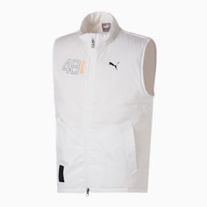 メンズ ゴルフ モンスター ストレッチ DWR フルジップ ベスト, Bright White