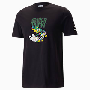 メンズ CLASSICS グラフィック 半袖 Tシャツ, PUMA Black