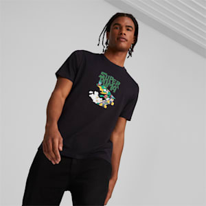 Classics Super PUMA Graphic Men's T-Shirt, PUMA Black