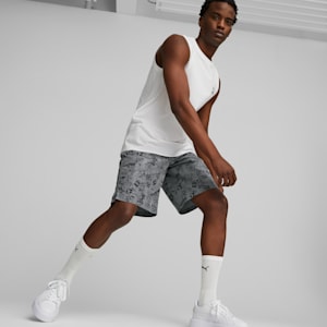Classics Super PUMA Men's Shorts, PUMA Black-AOP