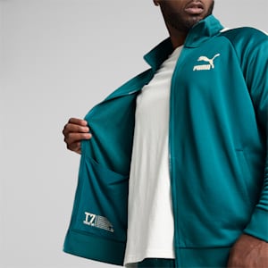 T7 ICONIC Track Jacket Men, Cold Green, extralarge