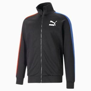 Chamarra deportiva para hombre T7 ICONIC, PUMA Black-Royal Sapphire, extralarge