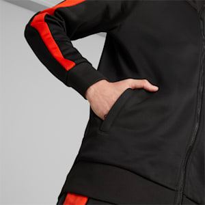 T7 ICONIC Men's Track Jacket, PUMA Black-Royal Sapphire, extralarge