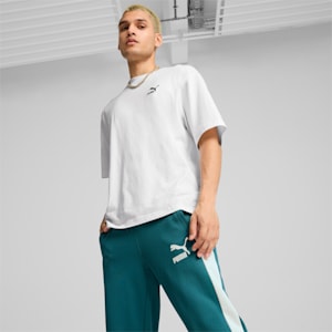 Iconic T7 Men's Track Pants, Cold Green, extralarge