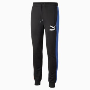 メンズ T7 ICONIC トラックパンツ, PUMA Black-Royal Sapphire