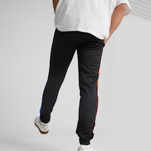 T7 Iconic Men's Trackpants, PUMA Black-Royal Sapphire