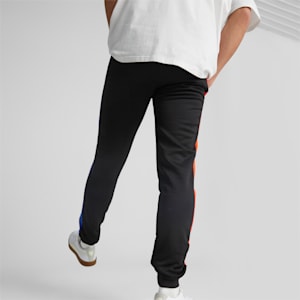 Pants deportivos para hombre T7 Iconic, PUMA Black-Royal Sapphire, extralarge