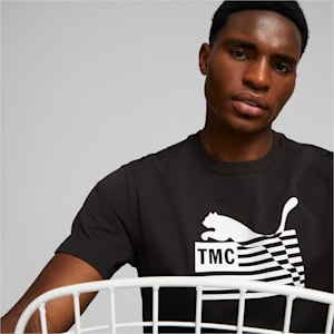 Camiseta estampada PUMA x TMC Everyday Hussle para hombre, PUMA Black, extralarge