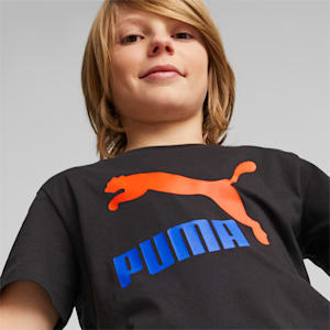 Camiseta con logo Classic para niños grandes, PUMA Black