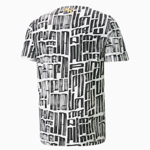 メンズ バスケットボール HOOPS プリント 半袖 Tシャツ, PUMA White, extralarge-JPN