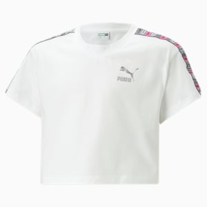 キッズ ガールズ RULEB 半袖 Tシャツ 128-164cm, PUMA White