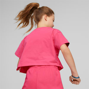 キッズ ガールズ RULEB 半袖 Tシャツ 128-164cm, Glowing Pink