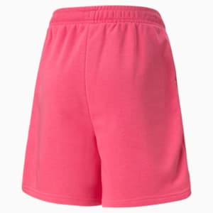 RULEB High Waisted Youth Shorts, Glowing Pink