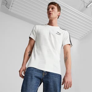 T7 Sport Tee Men, PUMA White-AOP
