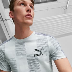 T7 Sport Tee Men, Platinum Gray-AOP