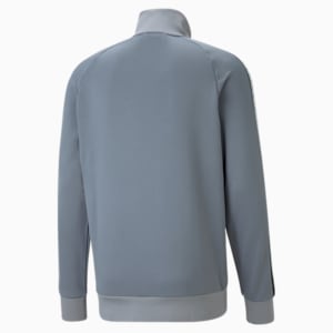 T7 Sport Men's Track Jacket, Gray Tile