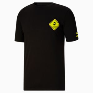 Camiseta estampada Ski Club Black Diamond para hombre, Cotton Black