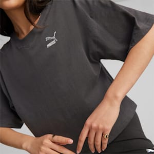 DARE TO Women's Oversized T-Shirt, PUMA Black, extralarge-IND