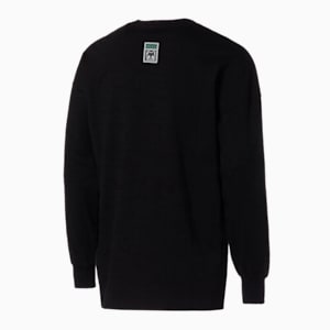 ユニセックス SAKIYAMA グラフィック 長袖 Tシャツ, Puma Black