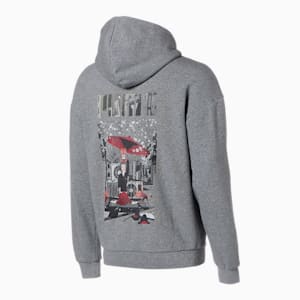 ユニセックス SAKIYAMA グラフィック フーディー, Medium Gray Heather