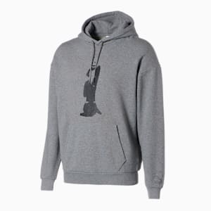 ユニセックス SAKIYAMA グラフィック フーディー, Medium Gray Heather