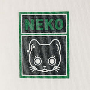 ユニセックス NEKO SAN フェイス 半袖 Tシャツ, Puma White, extralarge-JPN