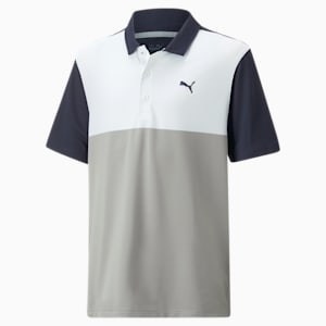 Cloudspun Colorblock Golf Polo Shirt Youth, Navy Blazer-High Rise, extralarge-GBR