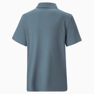 Cloudspun Colorblock Golf Polo Shirt Youth, Evening Sky-Heartfelt, extralarge-GBR