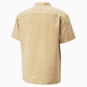 PUMA x DAPPER DAN Men's Short Sleeve Shirt, Ginger Root, extralarge