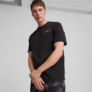 ユニセックス PUMA x 8ENJAMIN グラフィック 半袖 Tシャツ, PUMA Black, extralarge-JPN