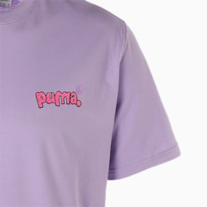 ユニセックス PUMA x 8ENJAMIN グラフィック 半袖 Tシャツ, Vivid Violet, extralarge-JPN