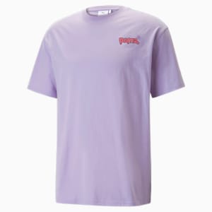 ユニセックス PUMA x 8ENJAMIN グラフィック 半袖 Tシャツ, Vivid Violet, extralarge-JPN