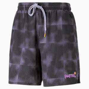 PUMA X 8ENJAMIN AOP Men's Shorts, PUMA Black, extralarge-IND