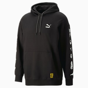 メンズ PUMA x STAPLE グラフィック フーディー, PUMA Black