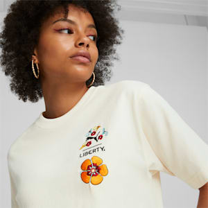 Camiseta estampada PUMA x LIBERTY para mujer, Pristine