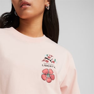 Camiseta estampada PUMA x LIBERTY para mujer, Rose Dust