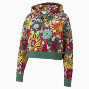 Sudadera con capucha con estampado PUMA x LIBERTY para mujer, Vine-AOP