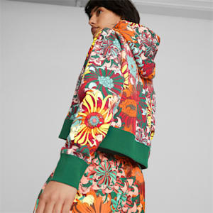 Chandail à capuchon à imprimé PUMA x LIBERTY Femme, Vine-AOP