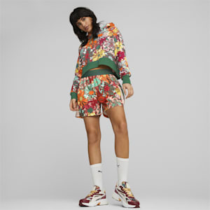 Sudadera con capucha con estampado PUMA x LIBERTY para mujer, Vine-AOP