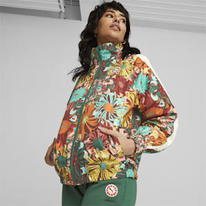 ウィメンズ PUMA x LIBERTY AOP ウーブン ジャケット, Pristine-AOP