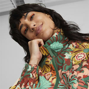 Chamarra con estampado PUMA x LIBERTY para mujer, Pristine-AOP