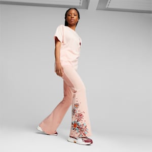 Pantalones acampanados de mujer PUMA x LIBERTY, Rose Dust