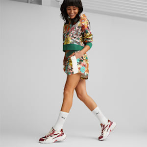 Shorts con estampado PUMA x LIBERTY para mujer, Pristine-AOP